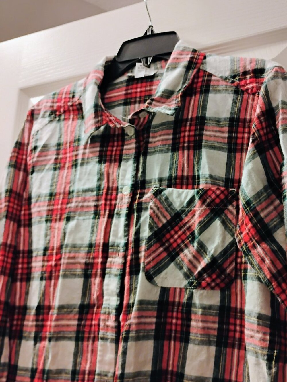 Plaid button down